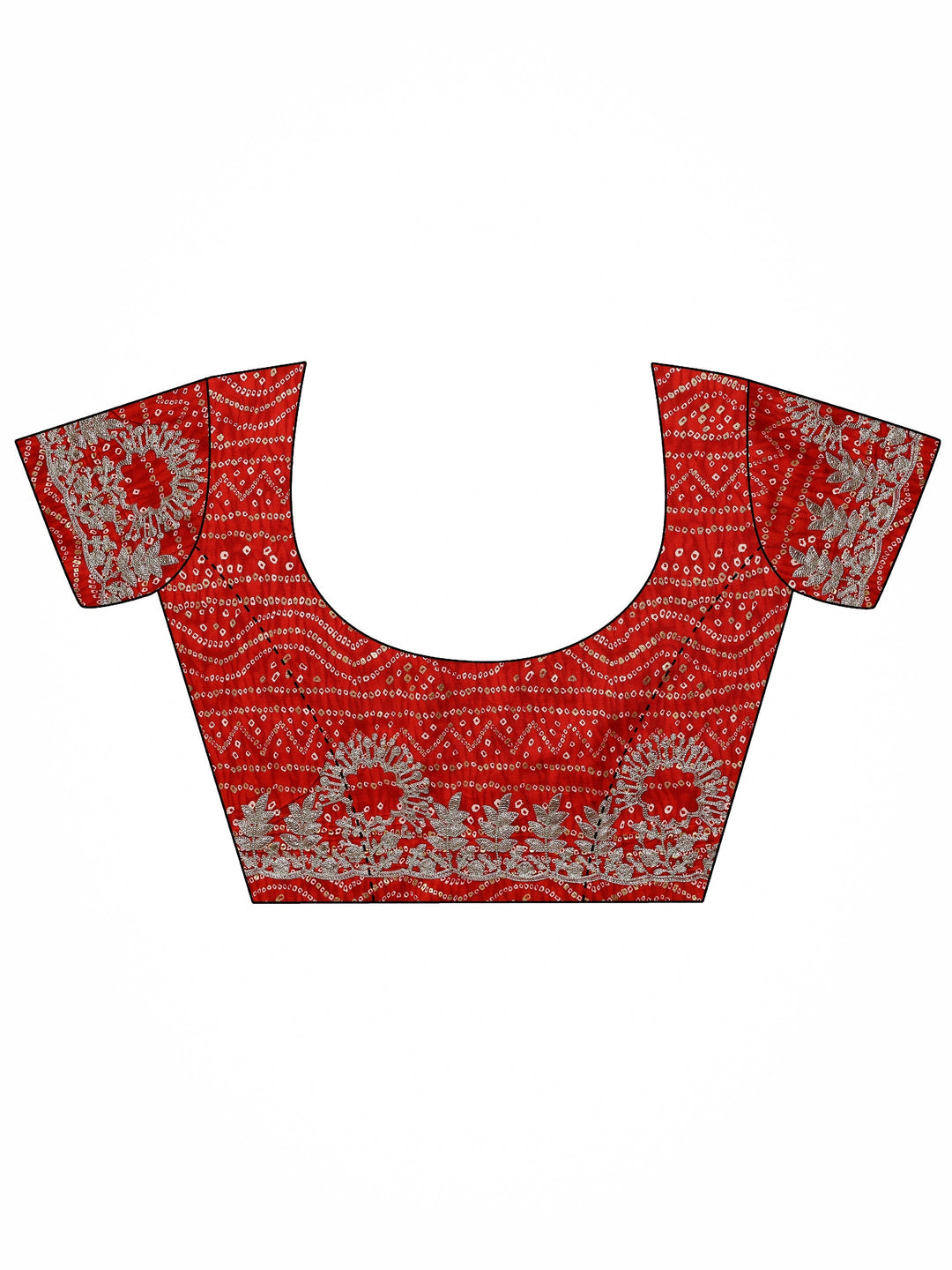  Yellow Embroidered Organza Saree With Unstitched Blouse Piece 