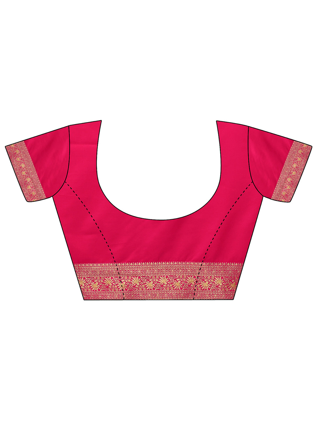  Mustard Woven Design Silk Blend Saree With Unstitched Blouse Piece 