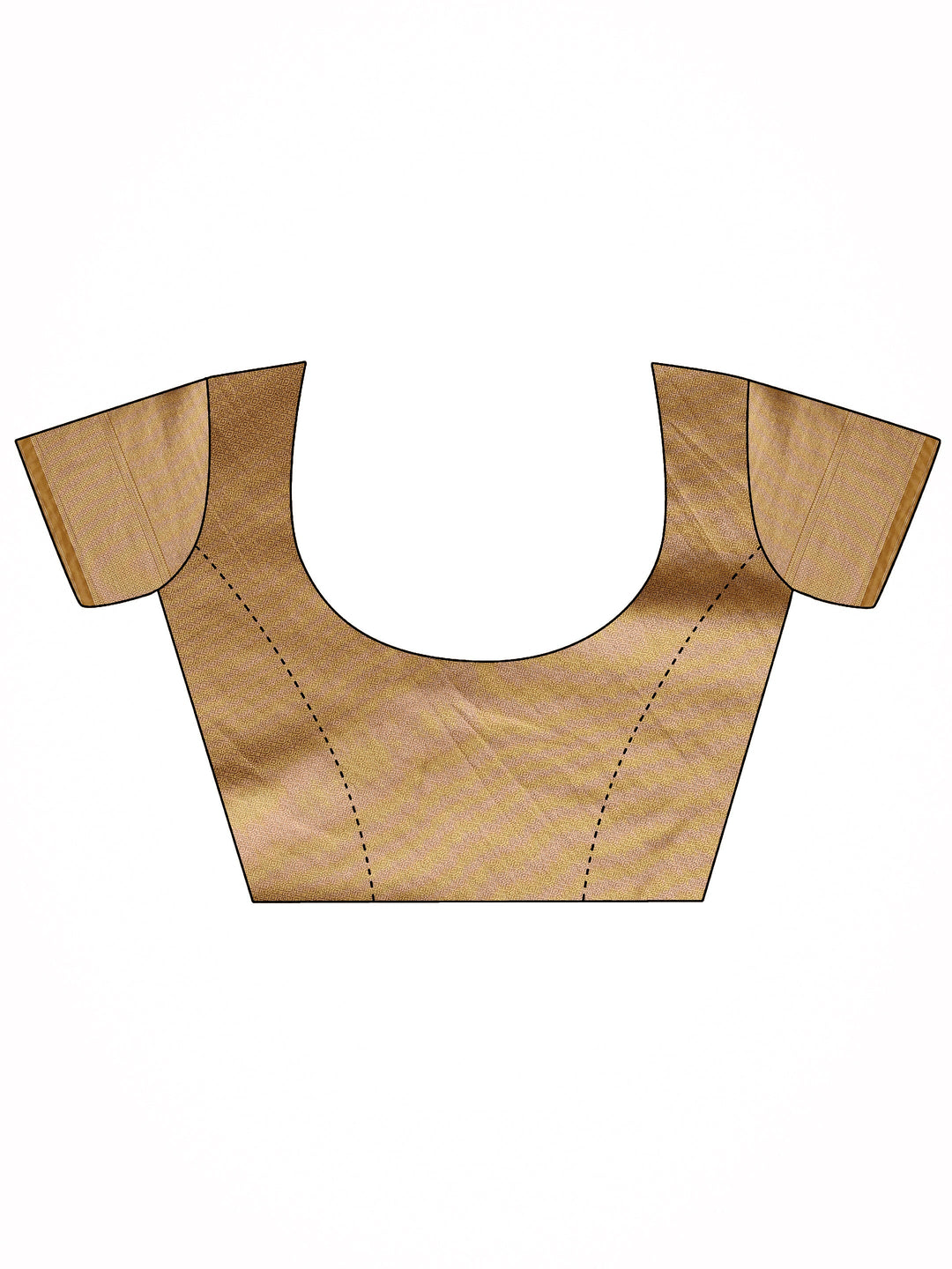  Gold Woven Design Banarasi Silk Blend Saree With Unstitched Blouse Piece 