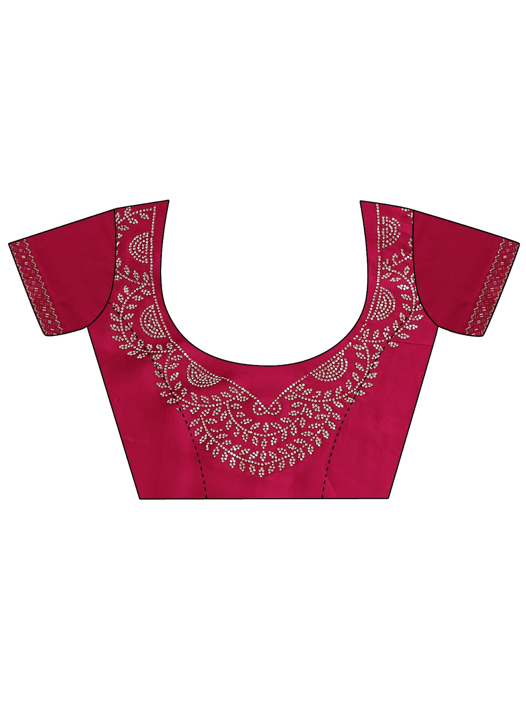  Mustard Embellished Crepe Saree With Unstitched Blouse Piece 