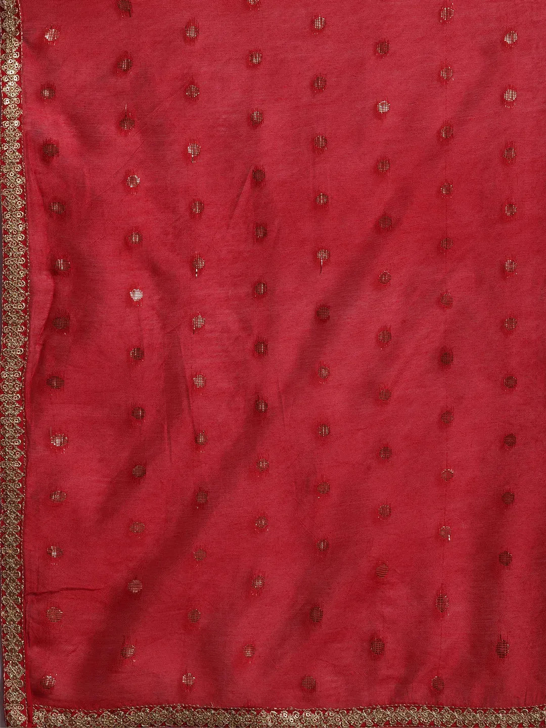  Maroon Self Design Silk Blend Straight Suit With Dupatta 
