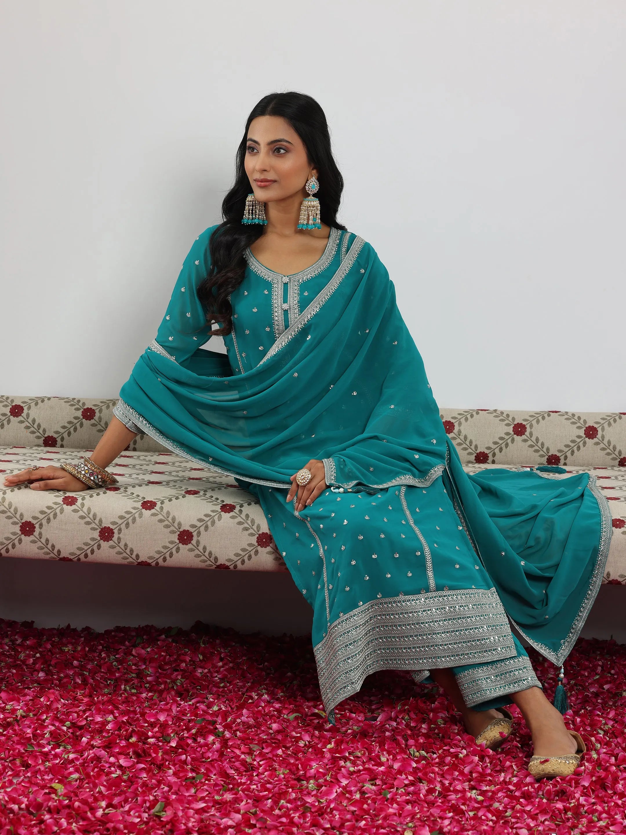 libas Rama Embroidered Georgette Straight Suit With Dupatta-picture-27