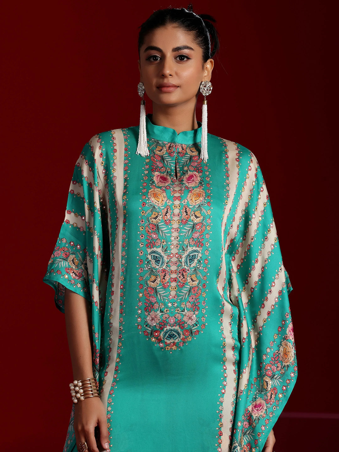  Libas Art Rama Printed Silk Blend Co-Ords 