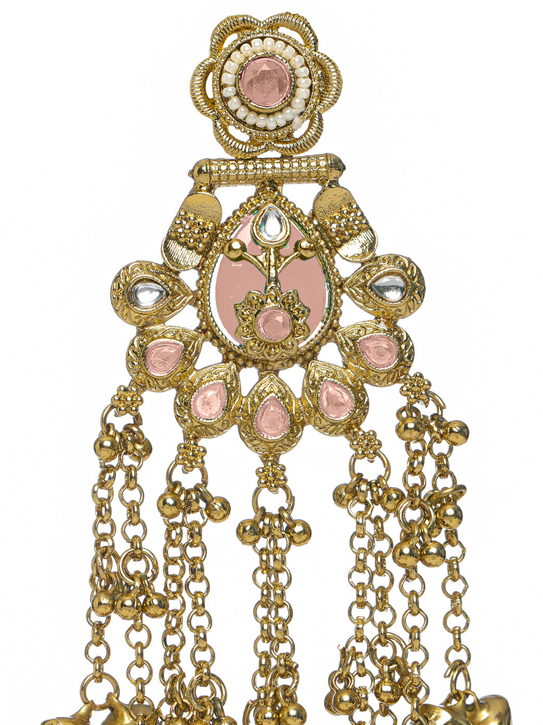  Libas Multicolour Dangling Ghungroo Earrings 
