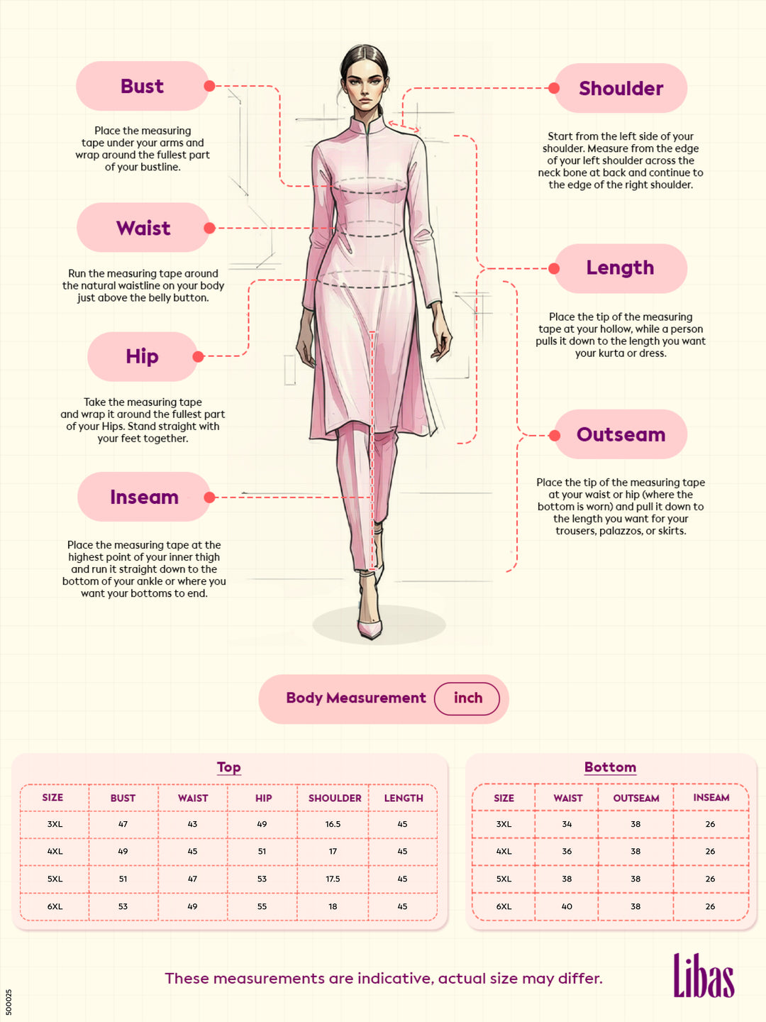  Plus Size Peach Printed Cotton Straight Kurta Set 