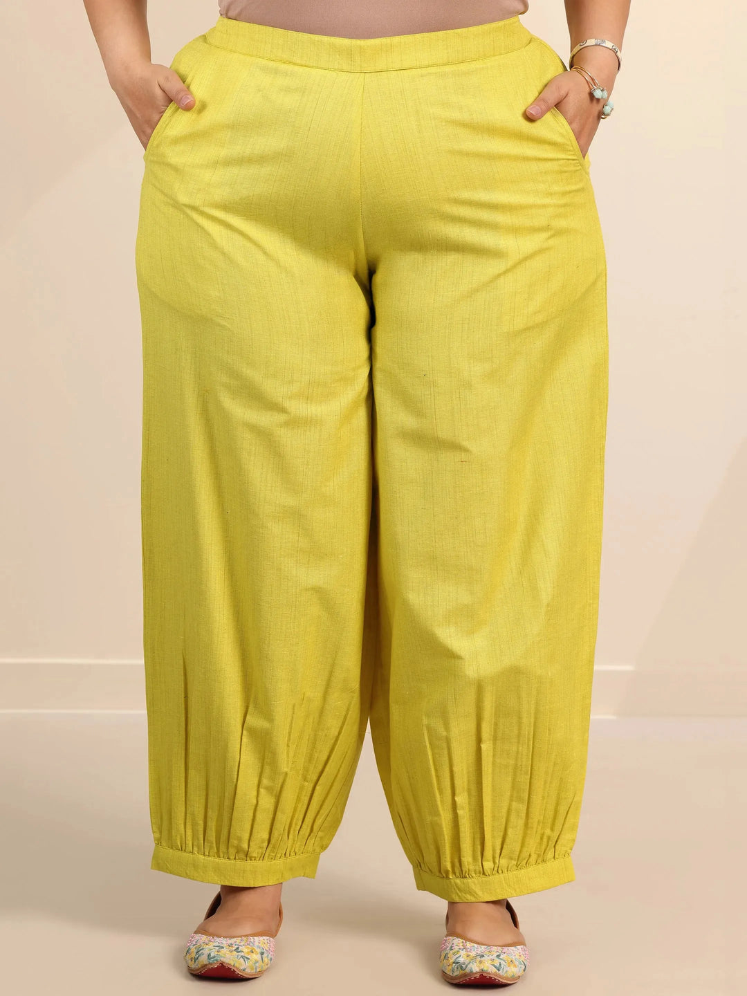  Plus Size Yellow Woven Design Cotton Blend Straight Suit Set With Dupatta 