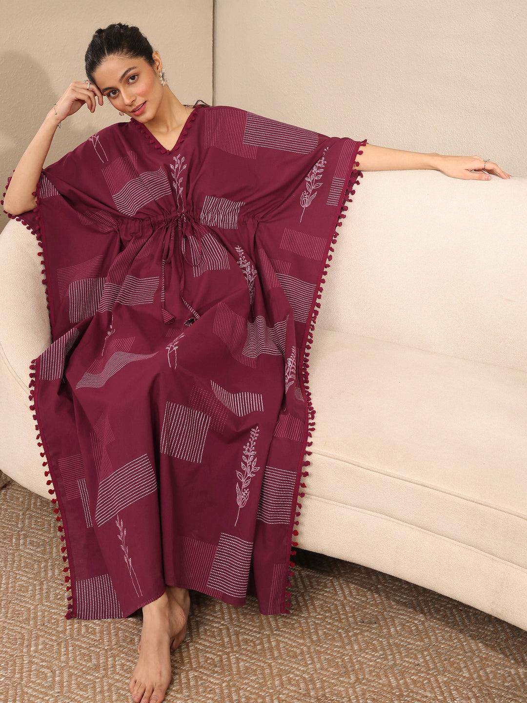 Kaftan Night Gowns - Shop Kaftan Night Dress for Women Online | Libas Kaftan Night Gowns - Shop Kaftan Night Dress for Women Online | Libas