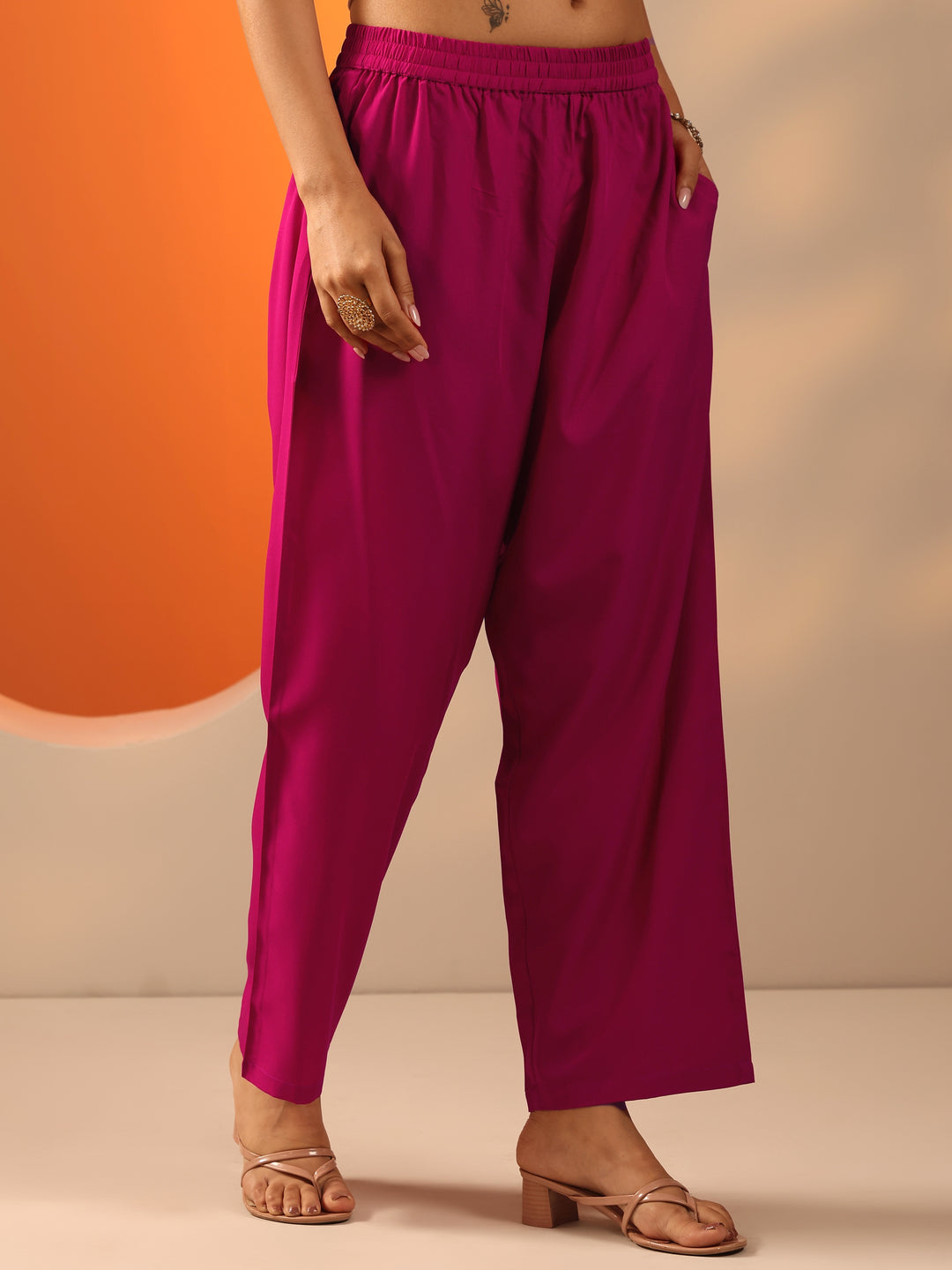 Gerua Color Buy Gerua Pink Printed Chinon Straight Suit Set With Dupatta Online at ...