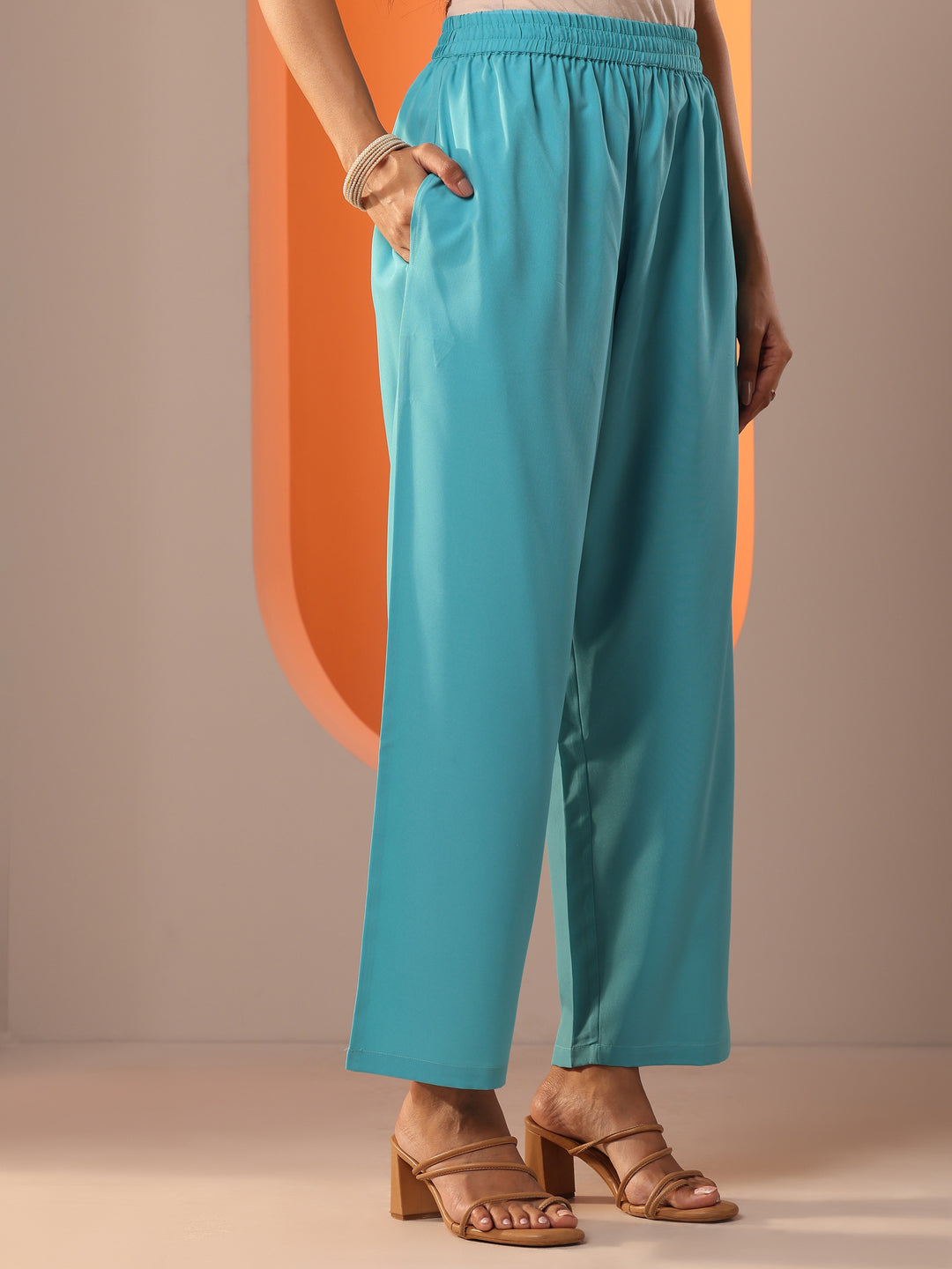  Blue Printed Chinon Straight Suit Set With Dupatta 