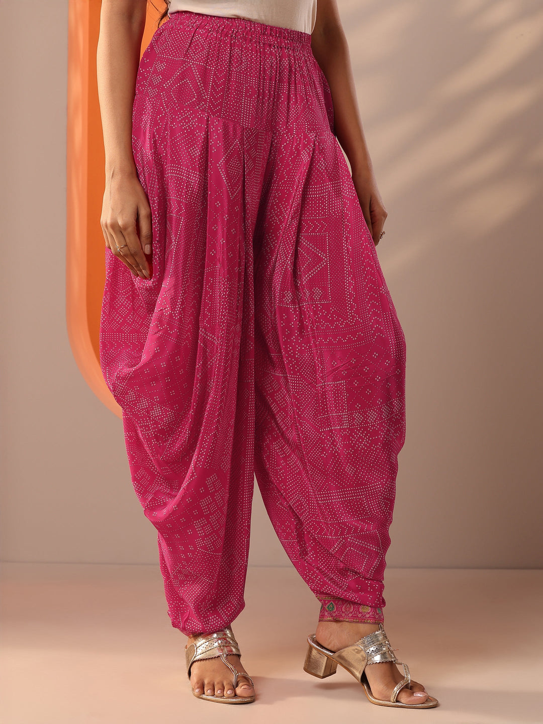  Pink Embellished Crepe Co-Ord Sets 