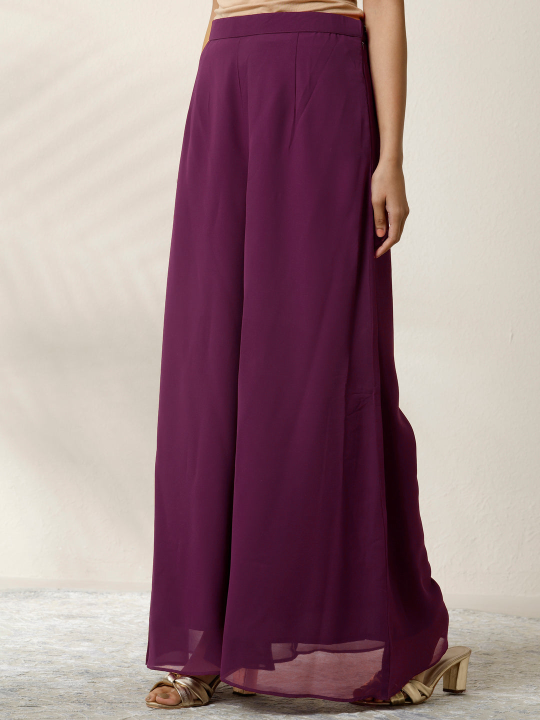  Libas Art Embroidered Georgette Anarkali Suit Set With Dupatta 