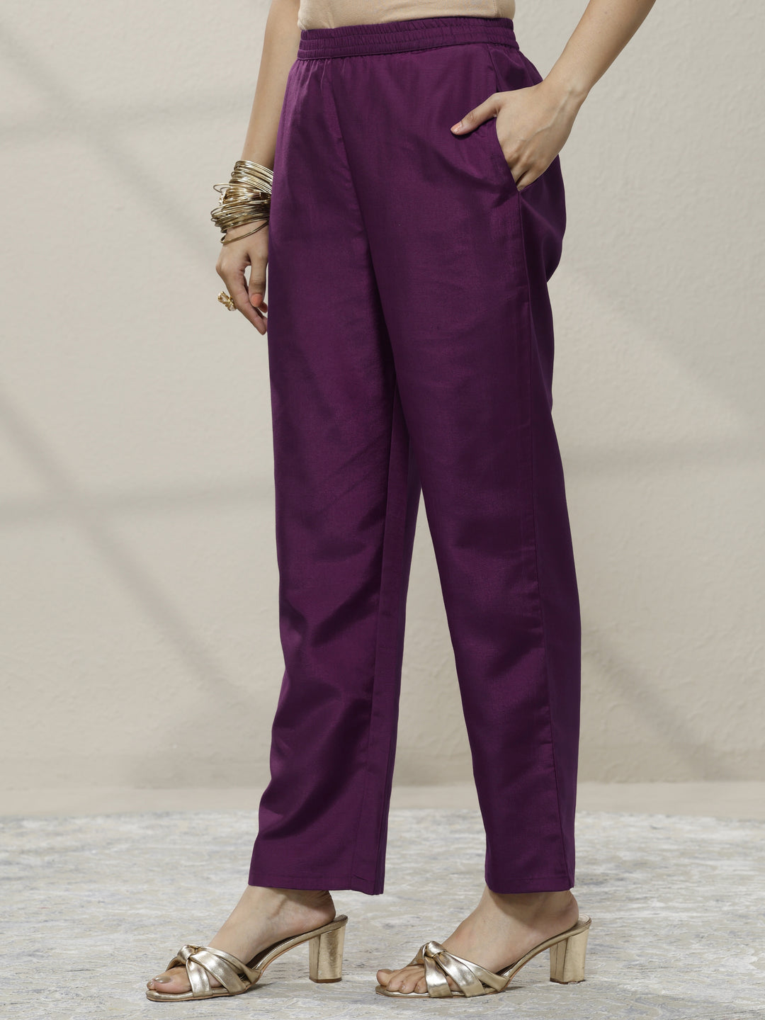  Burgundy Embellished Georgette Anarkali Suit Set With Dupatta 