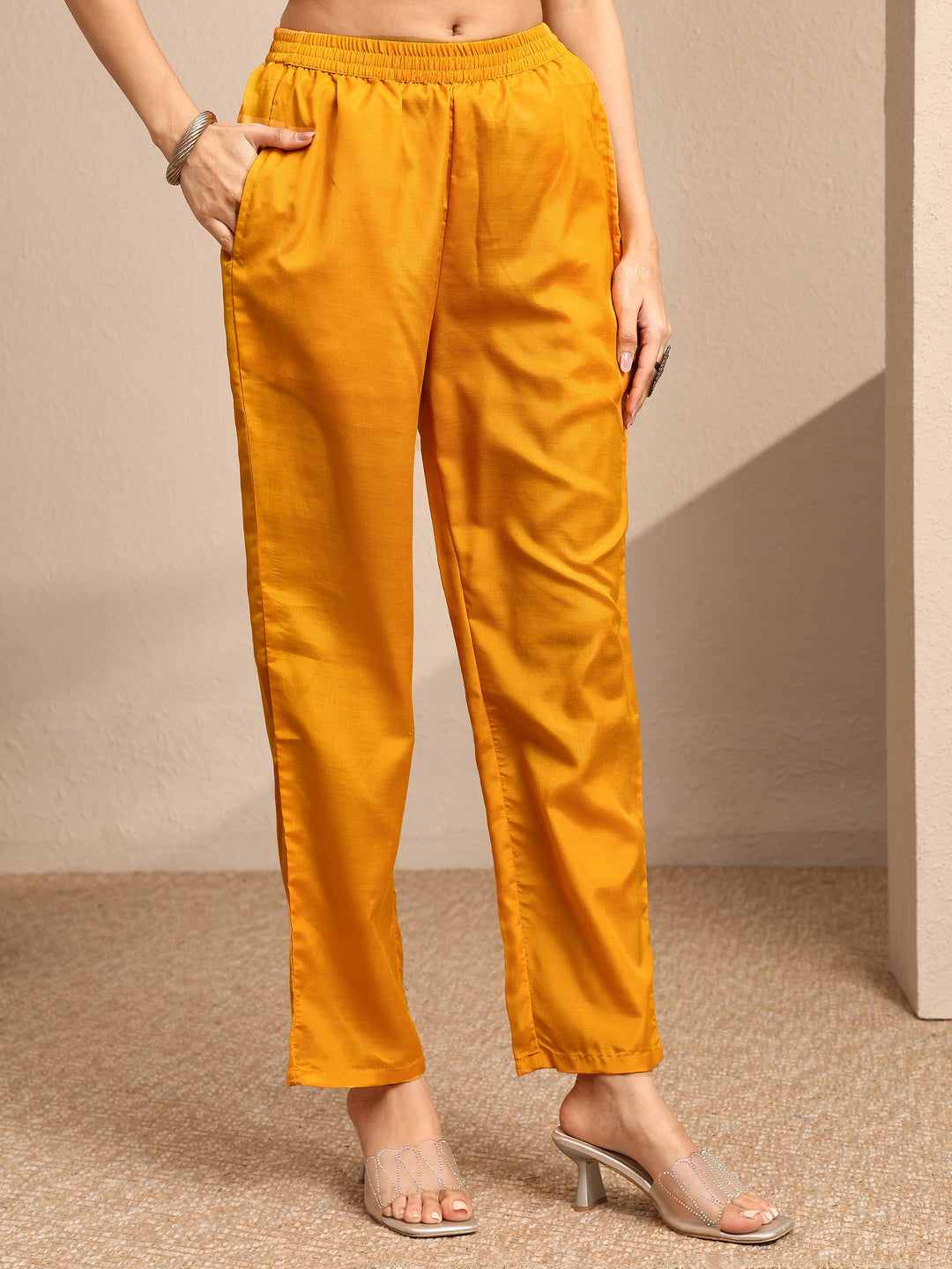  Multi Printed Silk Blend Straight Suit Set With Dupatta 