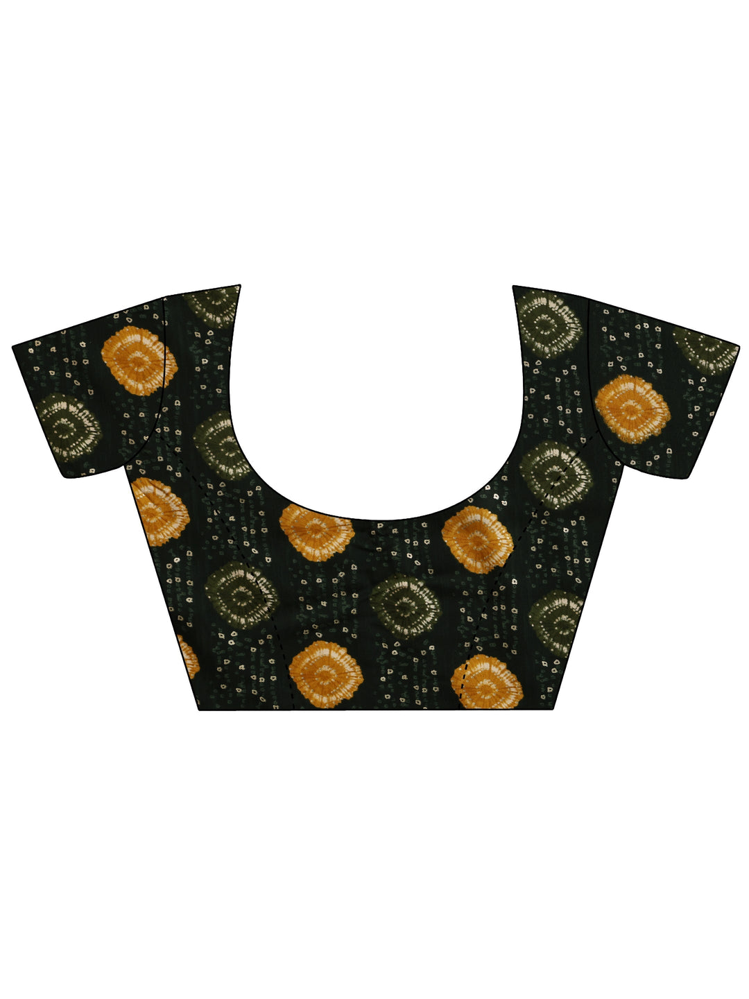  Libas Mustard Embellished Chinon Saree With Unstitched Blouse Piece 
