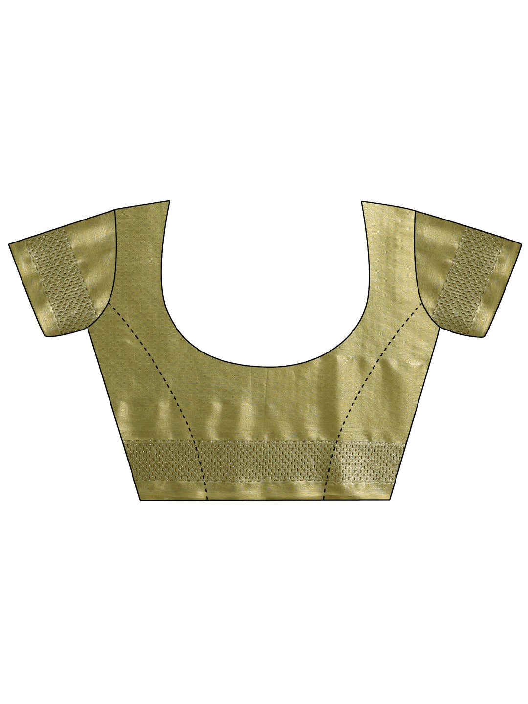  Green Ethnic Woven Design Silk Blend Saree With Unstitched Blouse Piece 