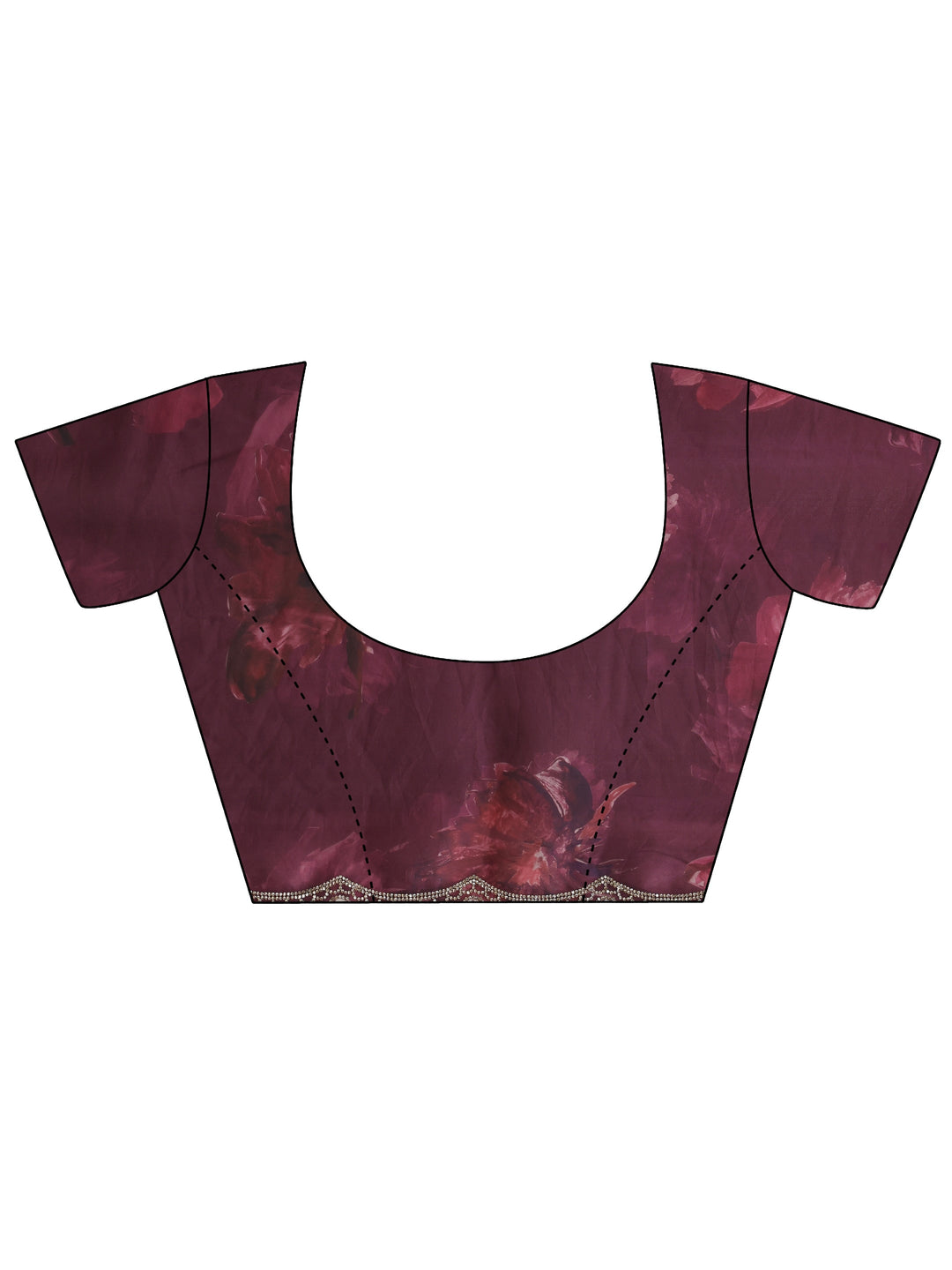  Libas Ivory Embellished Tissue Saree With Unstiched Blouse Piece 