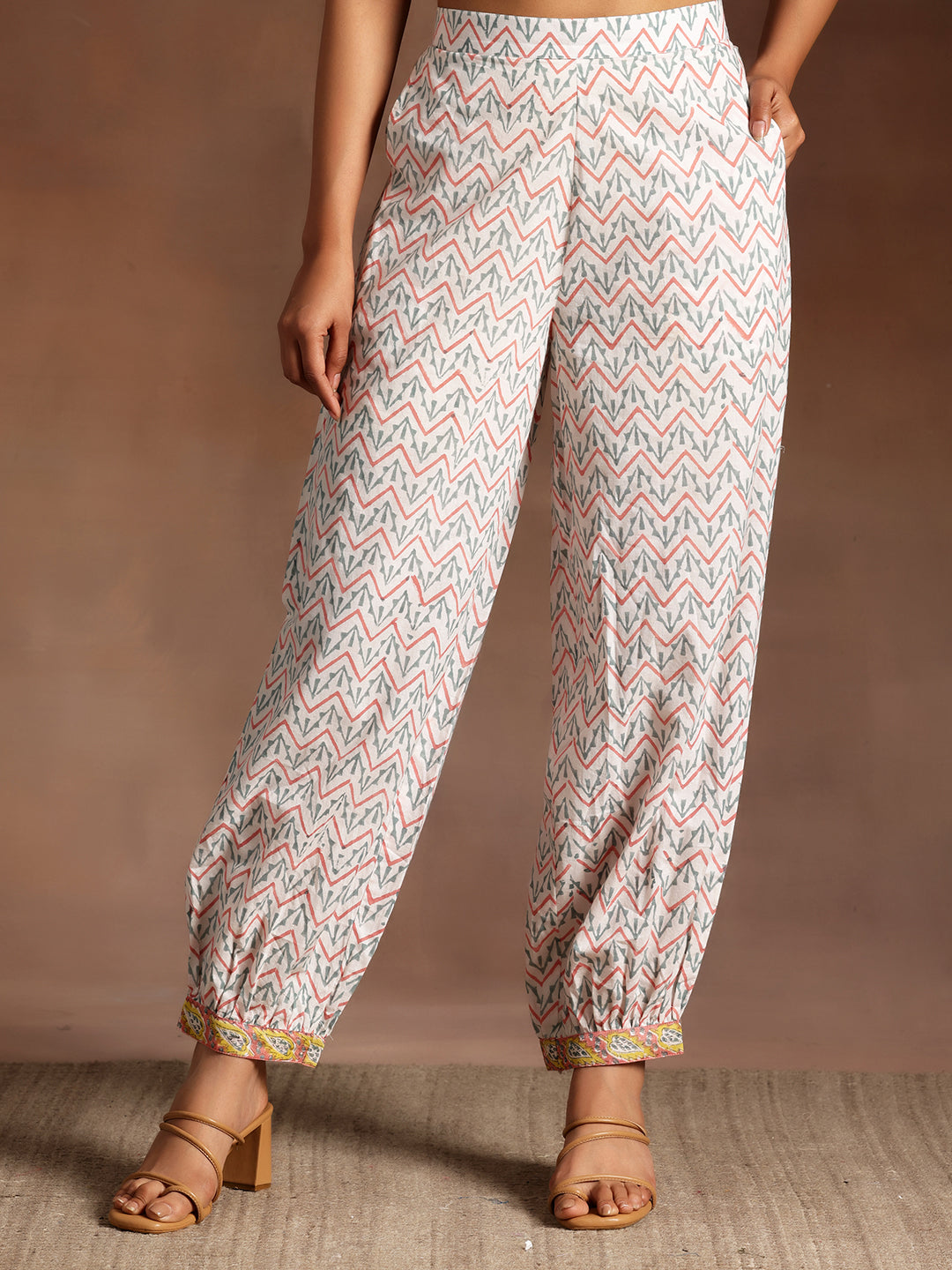  Yellow Printed Cotton Straight Suit With Dupatta 