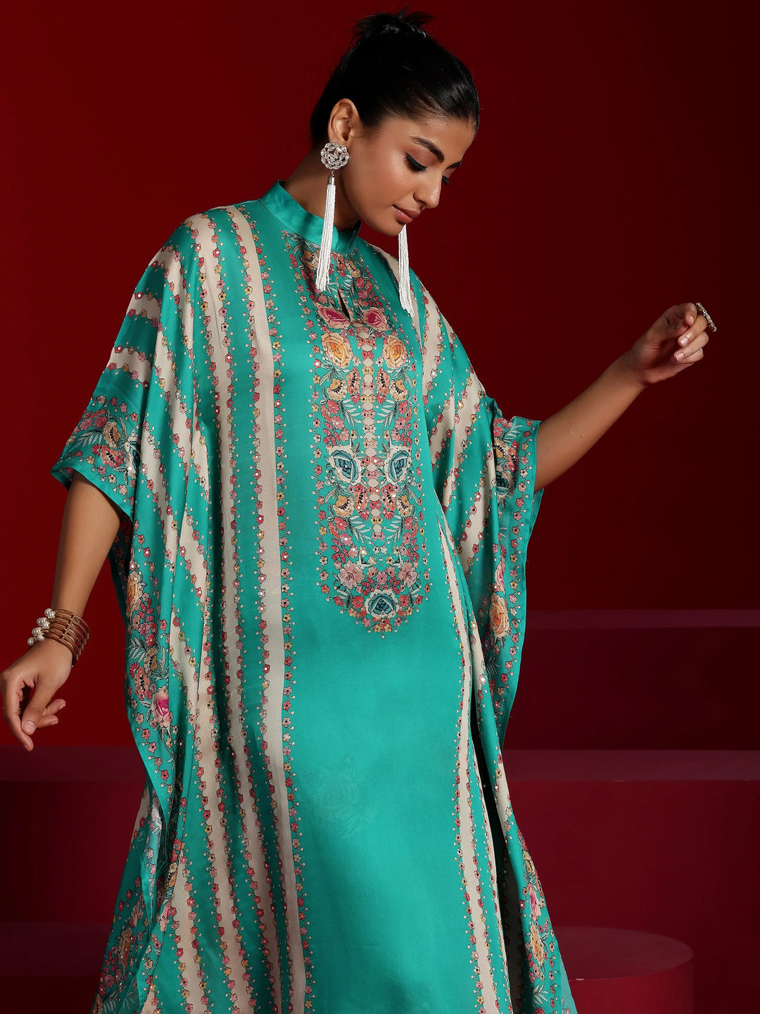  Libas Art Rama Printed Silk Blend Co-Ords 