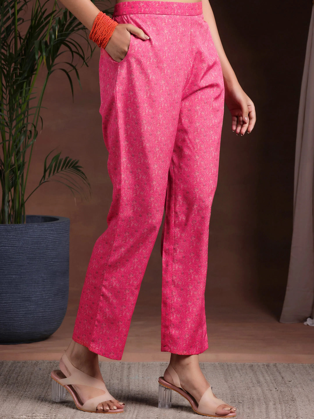  Multi Printed Poly Crepe Straight Suit With Dupatta 