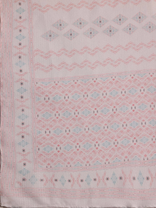 English light Brown Pure Cotton Fully embroidered Suit with Mal Cotton Crush Duppata