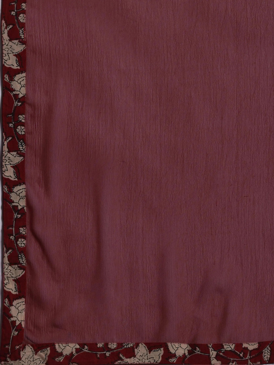 Maroon Printed Pure Cotton Anarkali Suit With Dupatta - Libas 
