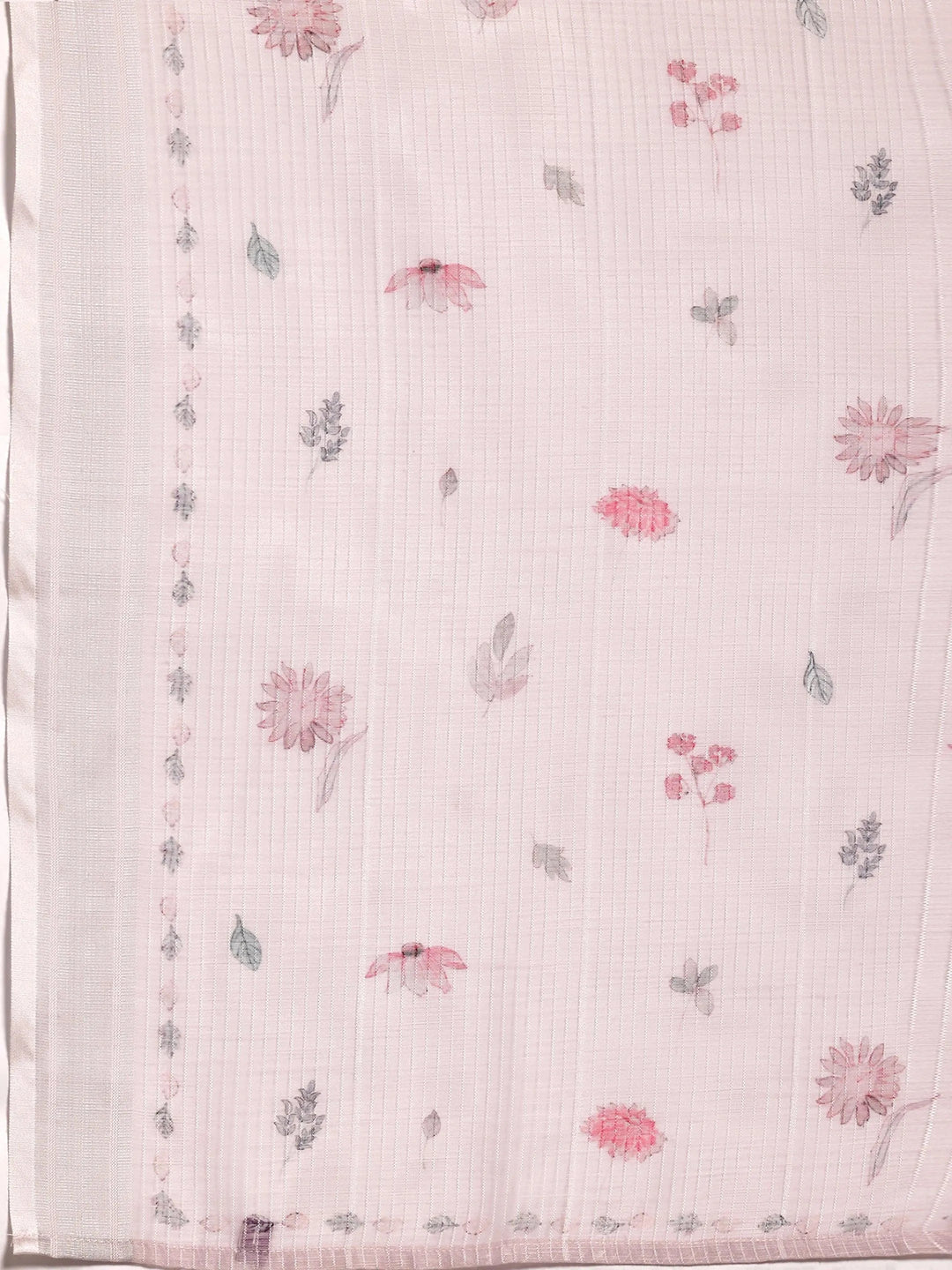 Lilac Printed Cotton Straight Suit With Dupatta - Libas 