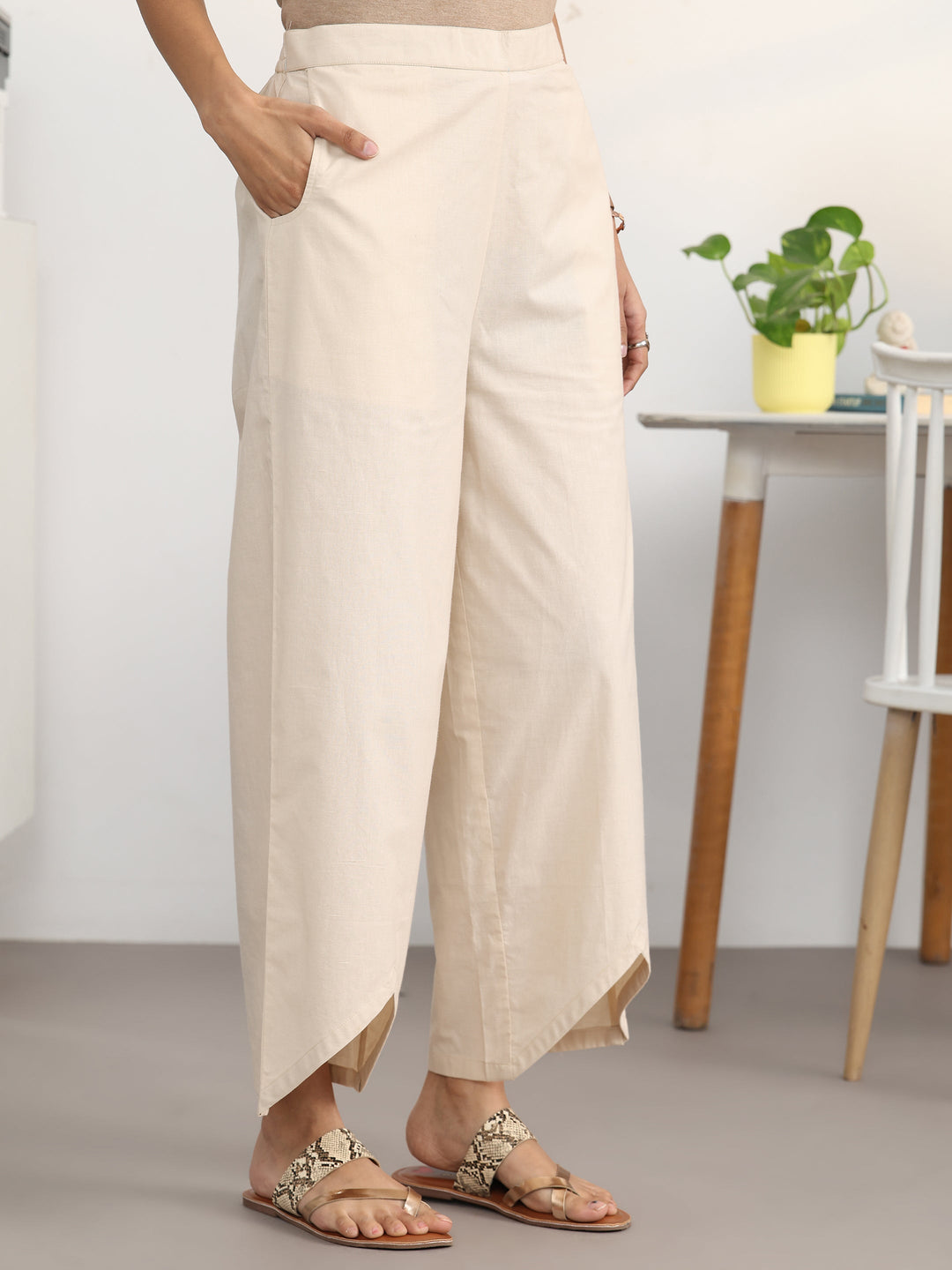  Mustard Ethnic Motifs Printed Cotton Blend Straight Suit Set With Dupatta 