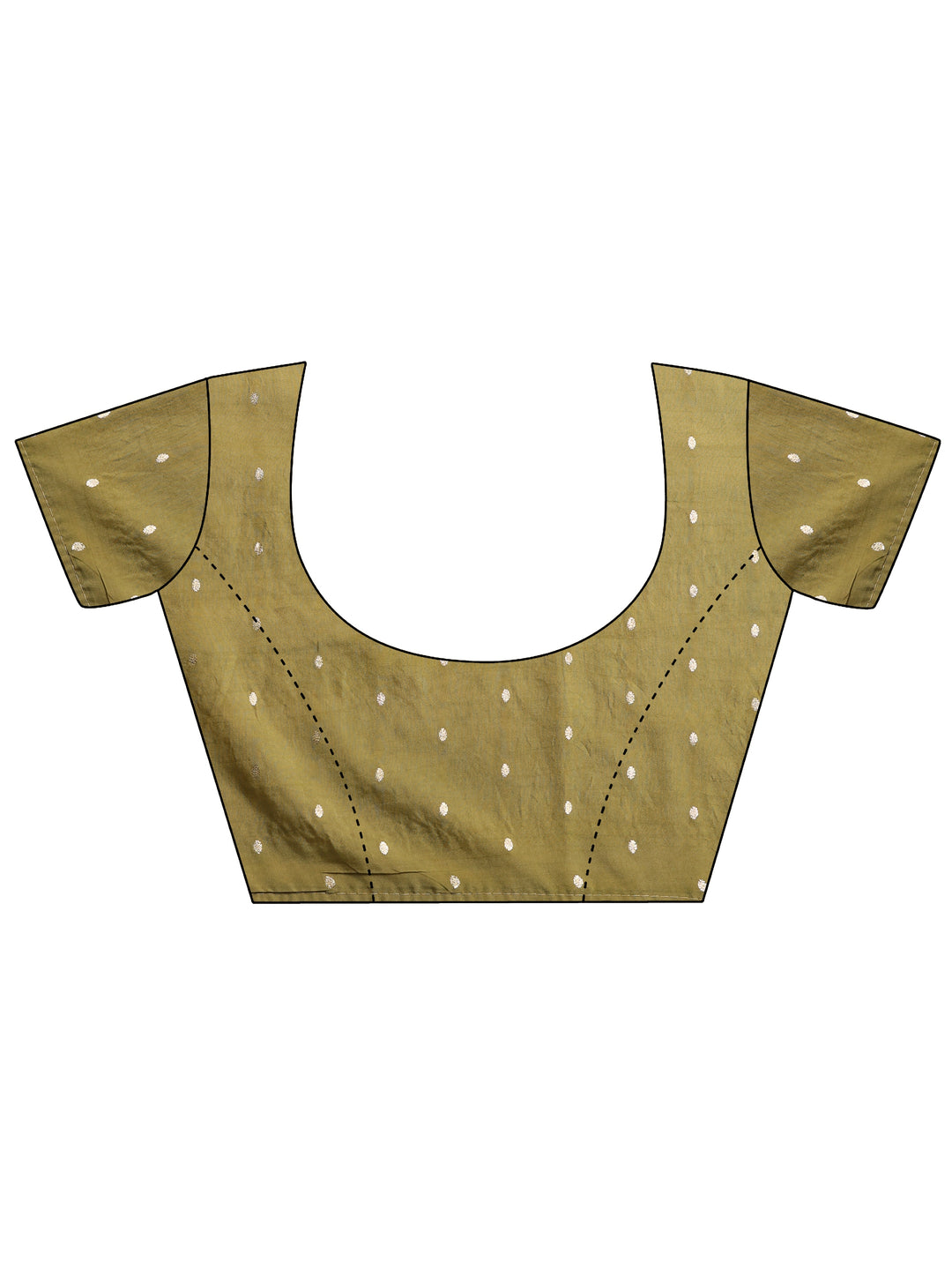  Beige Printed Silk Blend Sarees With Unstitched Blouse Piece 