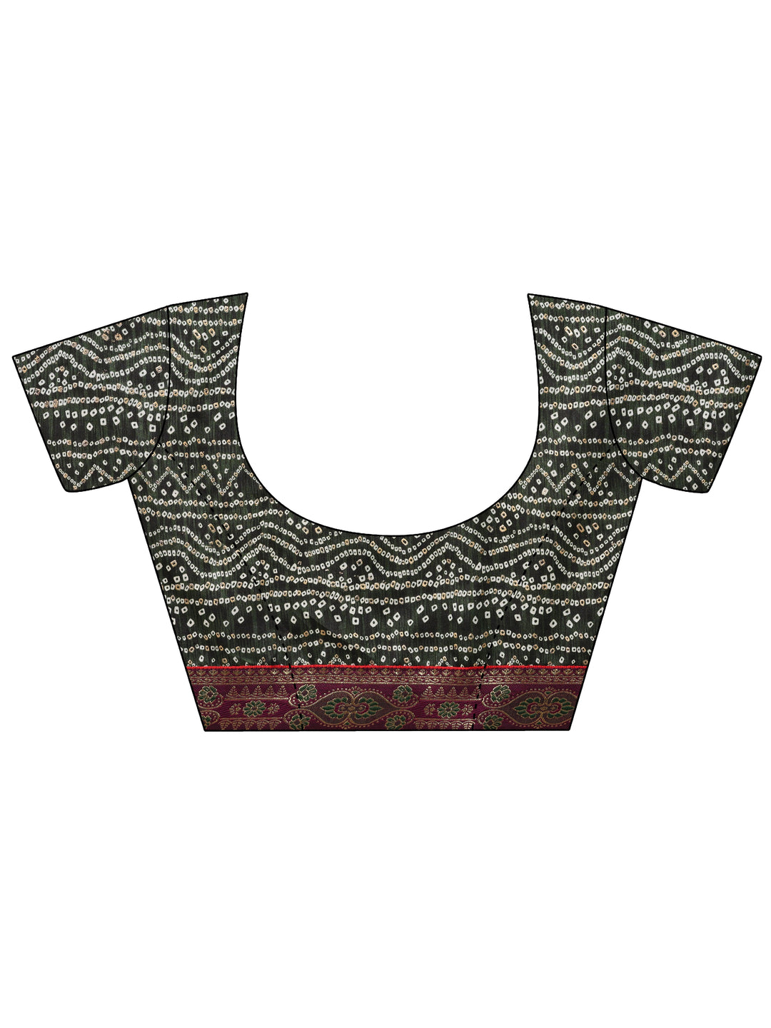  Wine Solid Silk blend Saree With Unstitched Blouse Piece 