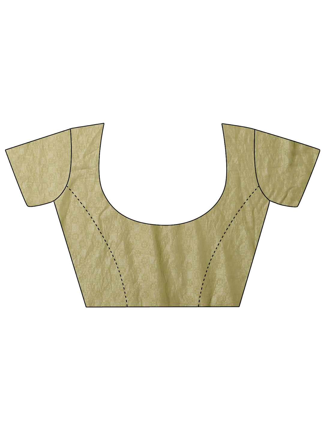  Green Embellished Chiffon Sarees With Unstitched Blouse Piece 
