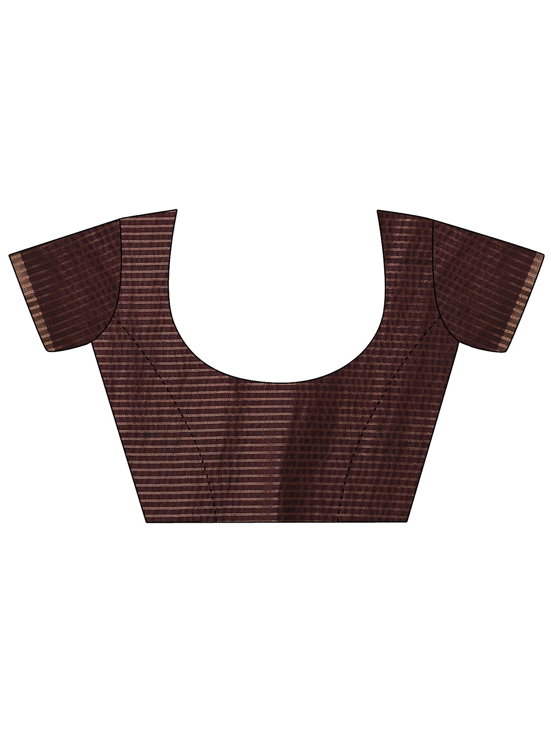  Burgundy Printed Silk Blend Sarees With Unstitched Blouse Piece 