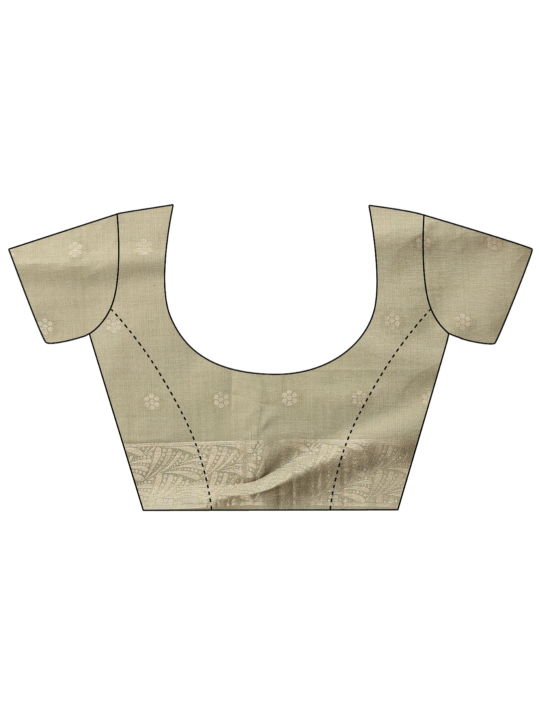  Lavender Woven Design Silk Blend Saree With Unstitched Blouse Piece 