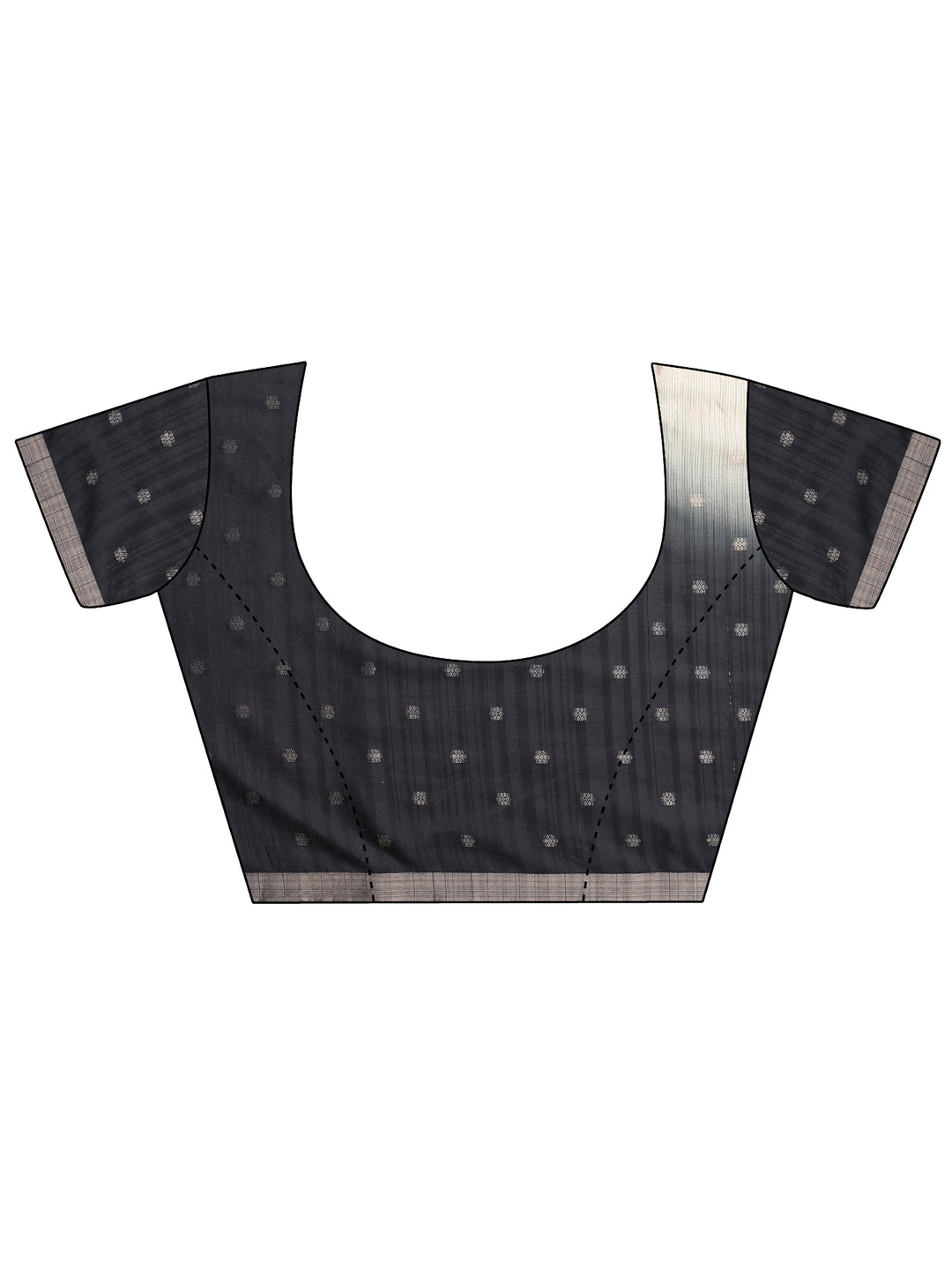  Beige Woven Design Silk Blend Saree With Unstitched Blouse Piece 