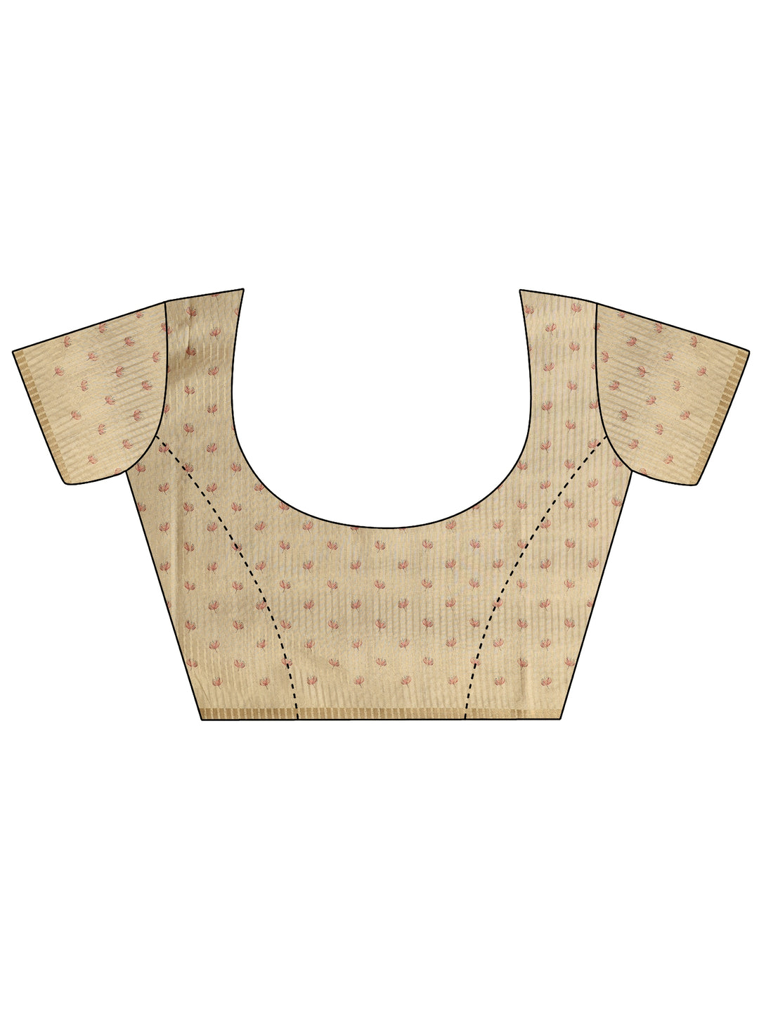  Purple Printed Silk Blend Sarees With Unstitched Blouse Piece 