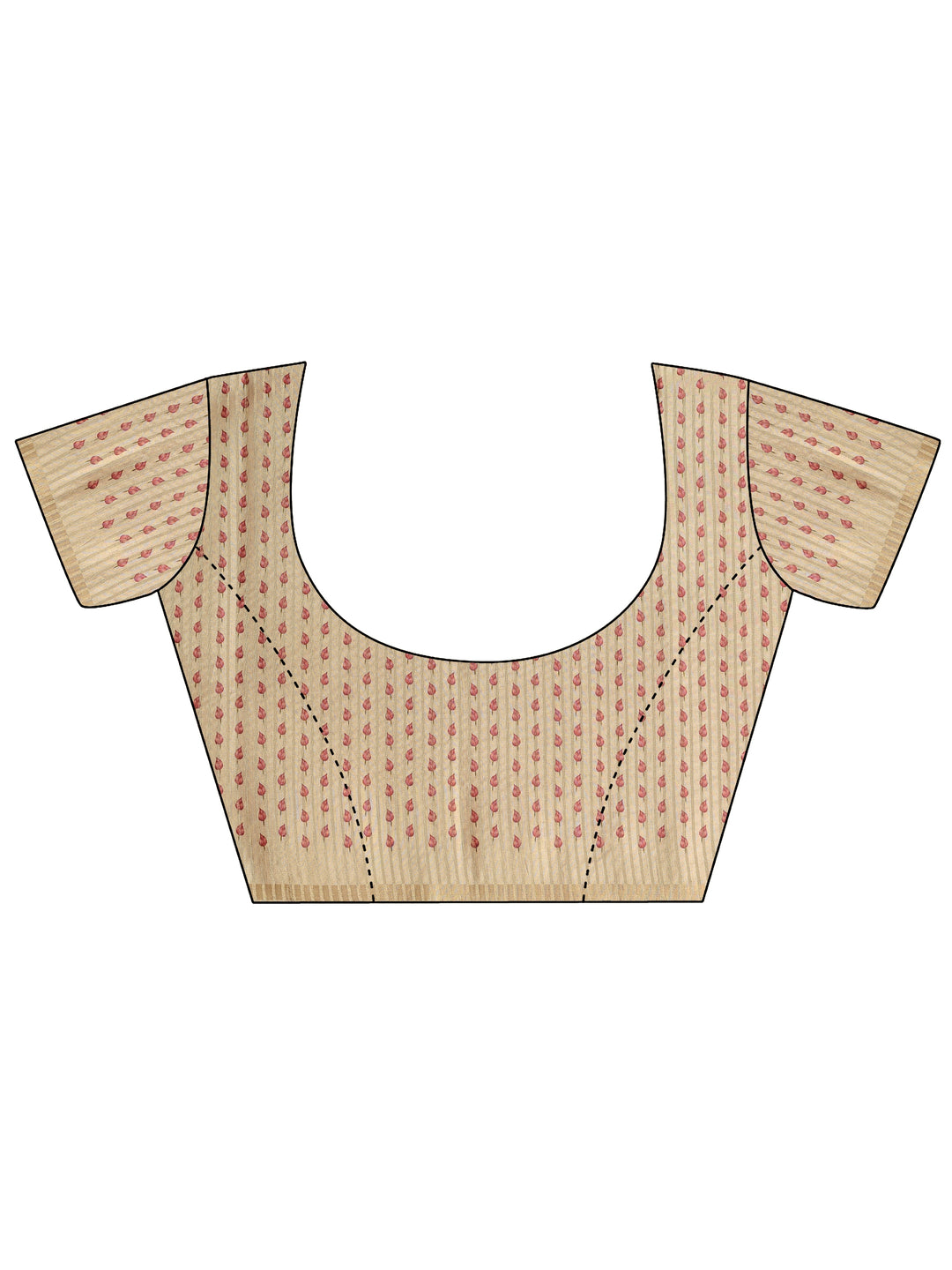  Blue Printed Silk Blend Sarees With Unstitched Blouse Piece 