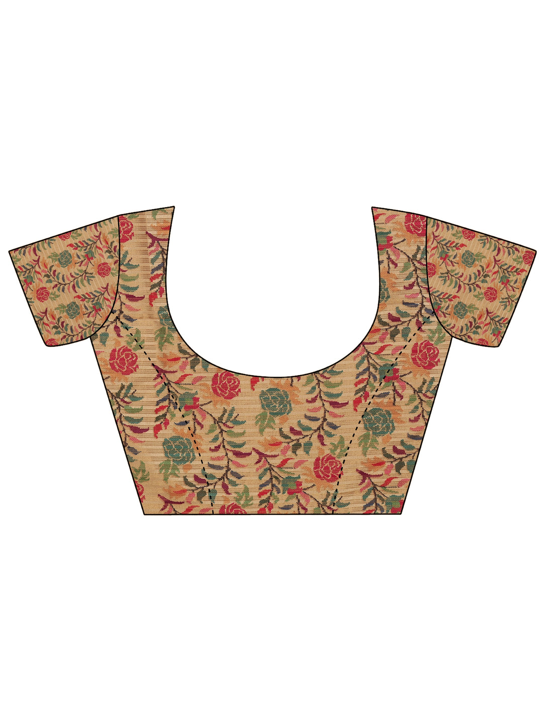  Red Woven Design Silk Blend Saree With Unstitched Blouse Piece 