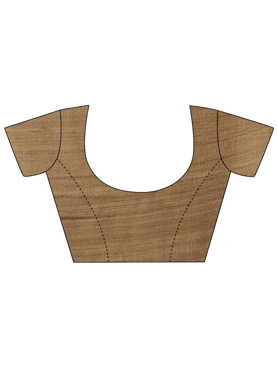  Mustard Printed Silk Blend Saree With Unstitched Blouse Piece 