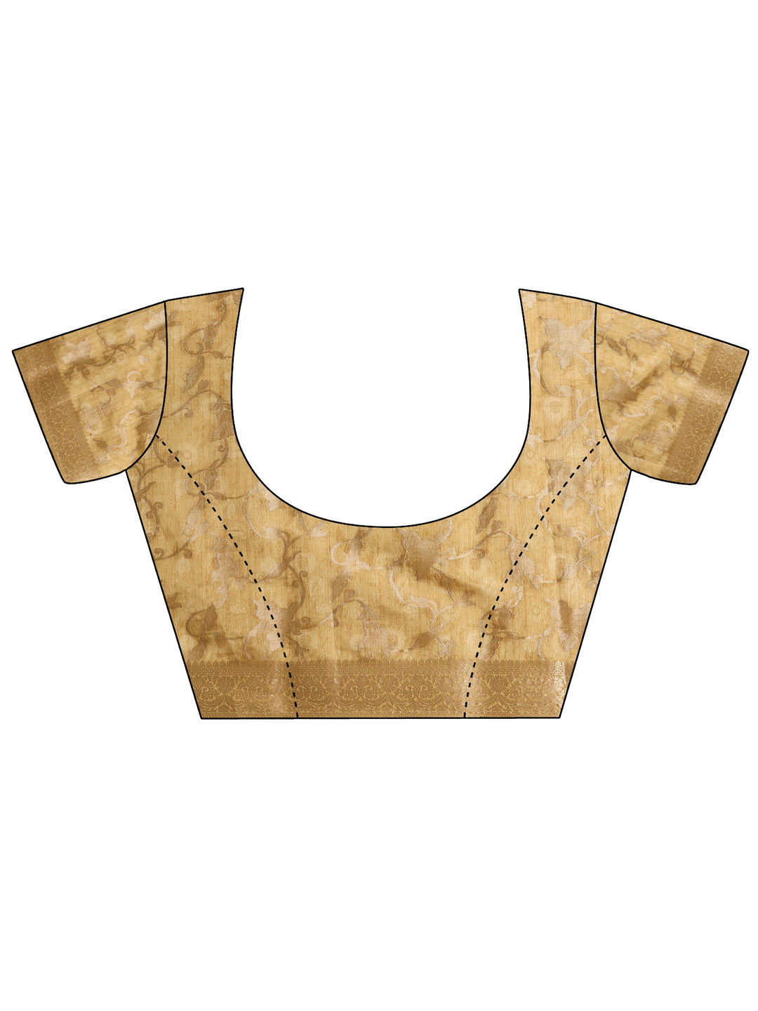  Mustard Woven Design Silk Blend Saree With Unstitched Blouse Piece 