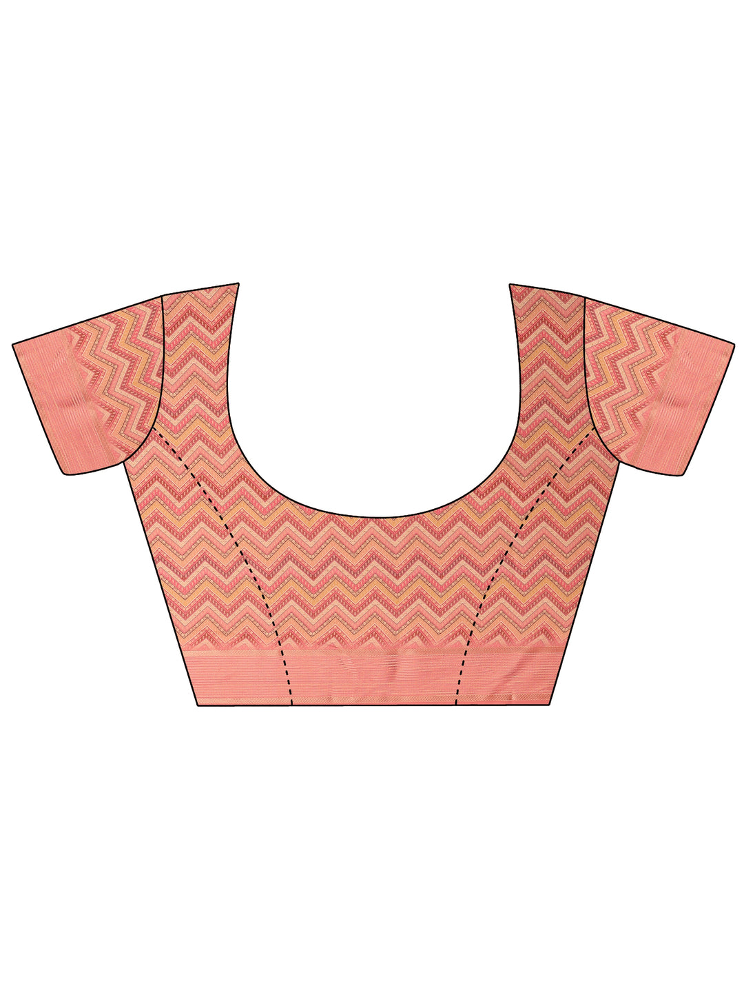  Coral Printed Pure Georgette Saree With Unstitched Blouse Piece 