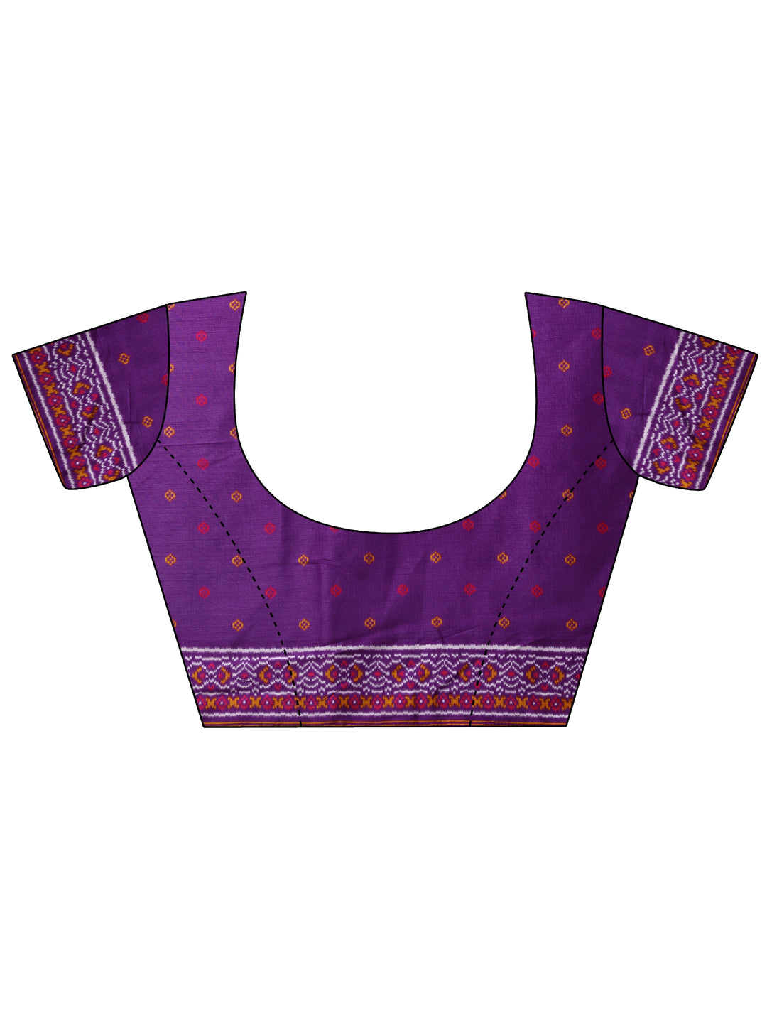  Green Printed Silk Blend Saree With Unstitched Blouse Piece 