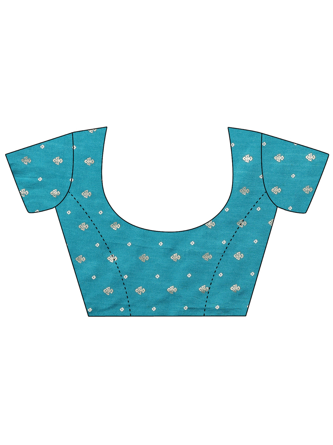  Green Woven Design Silk Blend Saree With Unstitched Blouse Piece 