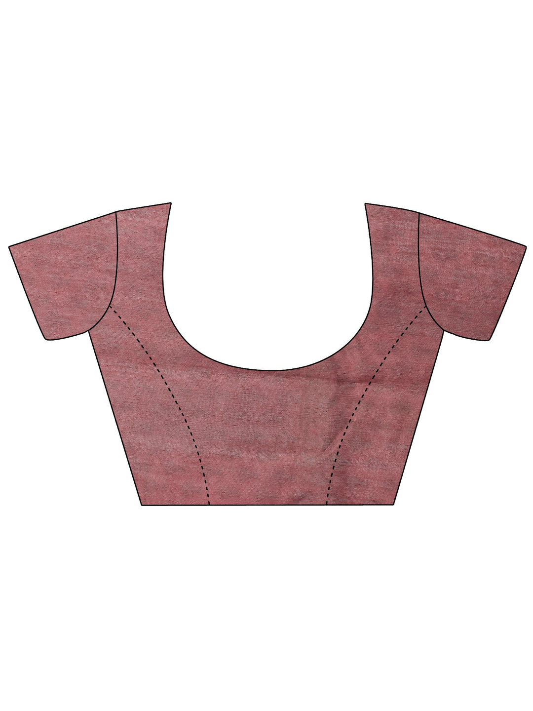  Maroon Printed Silk Blend Saree With Unstitched Blouse Picece 