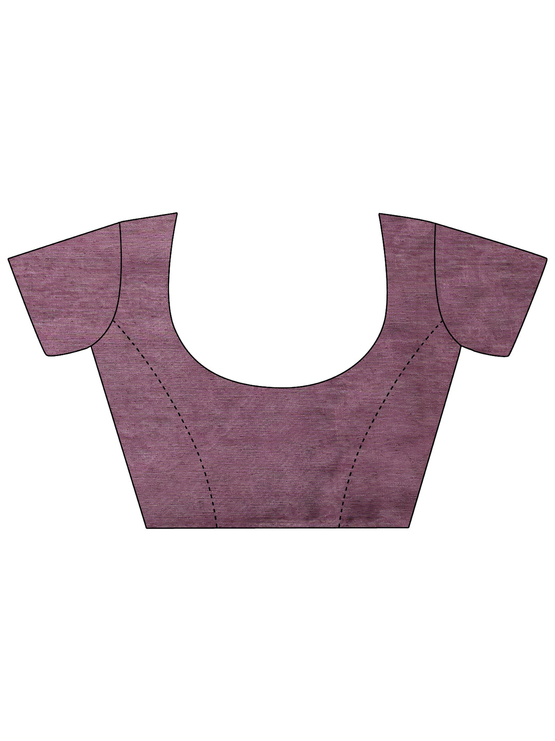  Burgundy Printed Silk Blend Saree With Unstitched Blouse Picece 