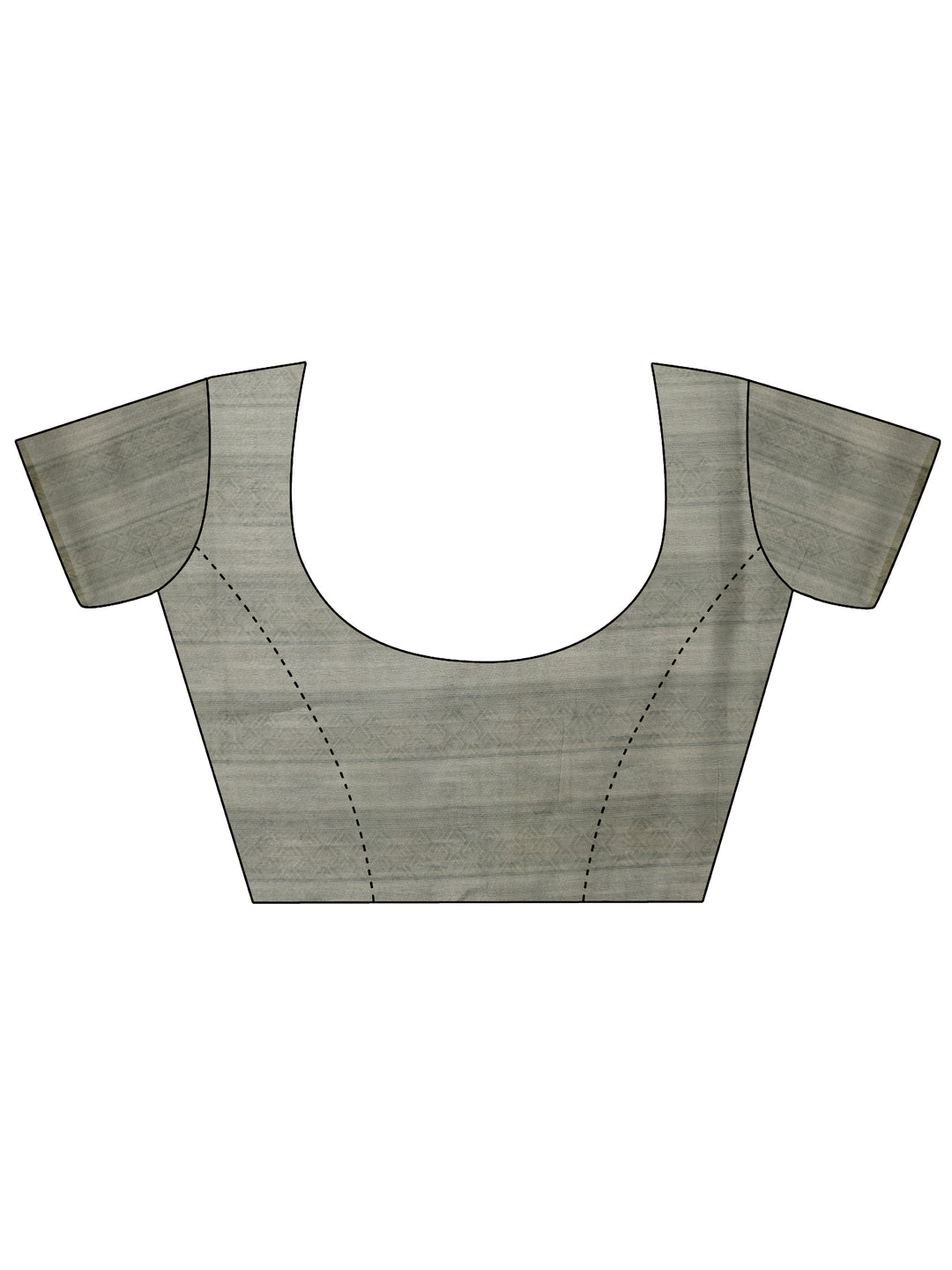  Green Printed Silk Blend Saree With Unstitched Blouse Picece 