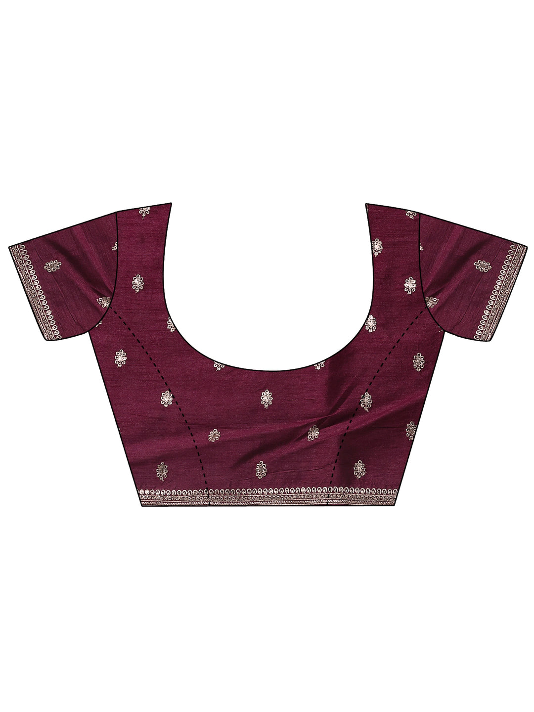  Pink Embroidered Organza Saree With Unstitched Blouse Piece 