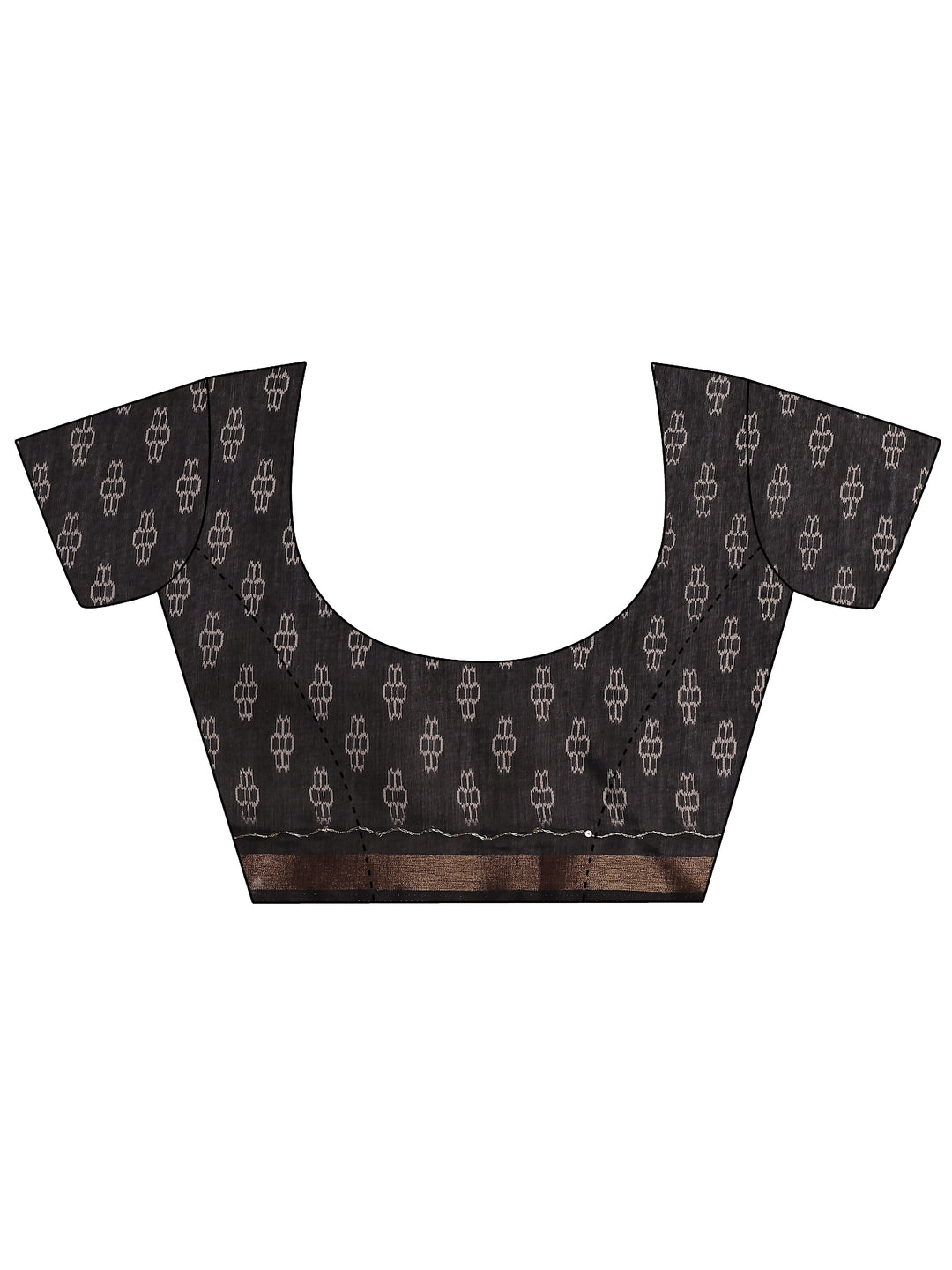  Red Solid Silk Blend Saree With Unstitched Blouse Piece 