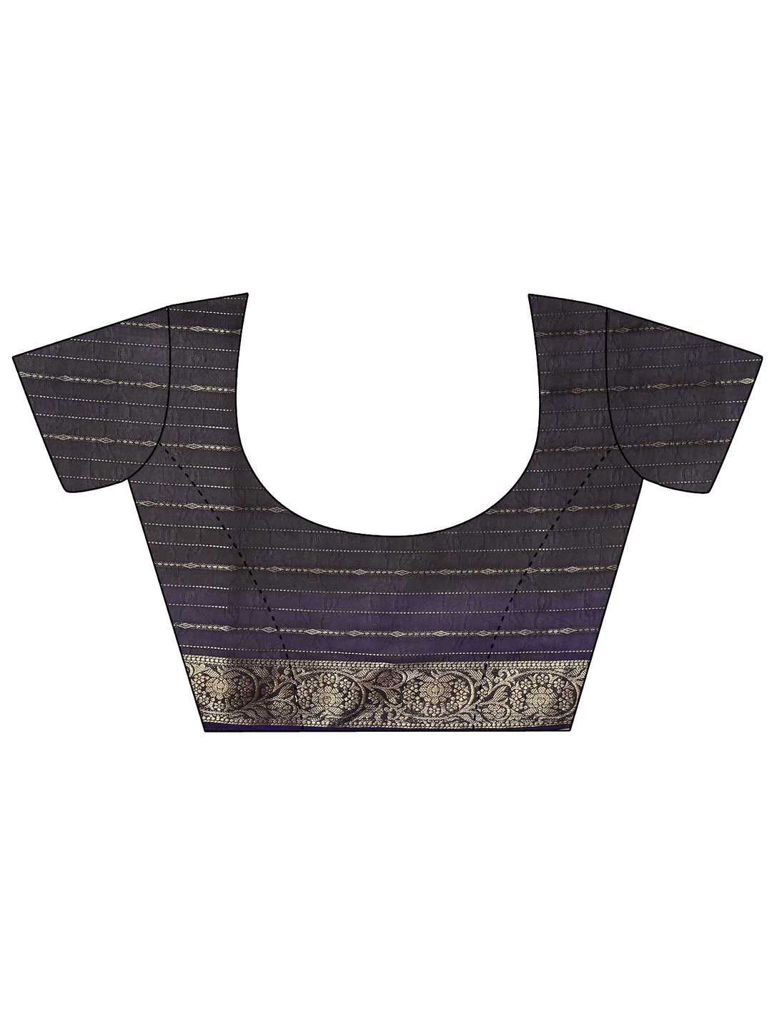  Pink Woven Design Silk Blend Saree With Unstitched Blouse Piece 