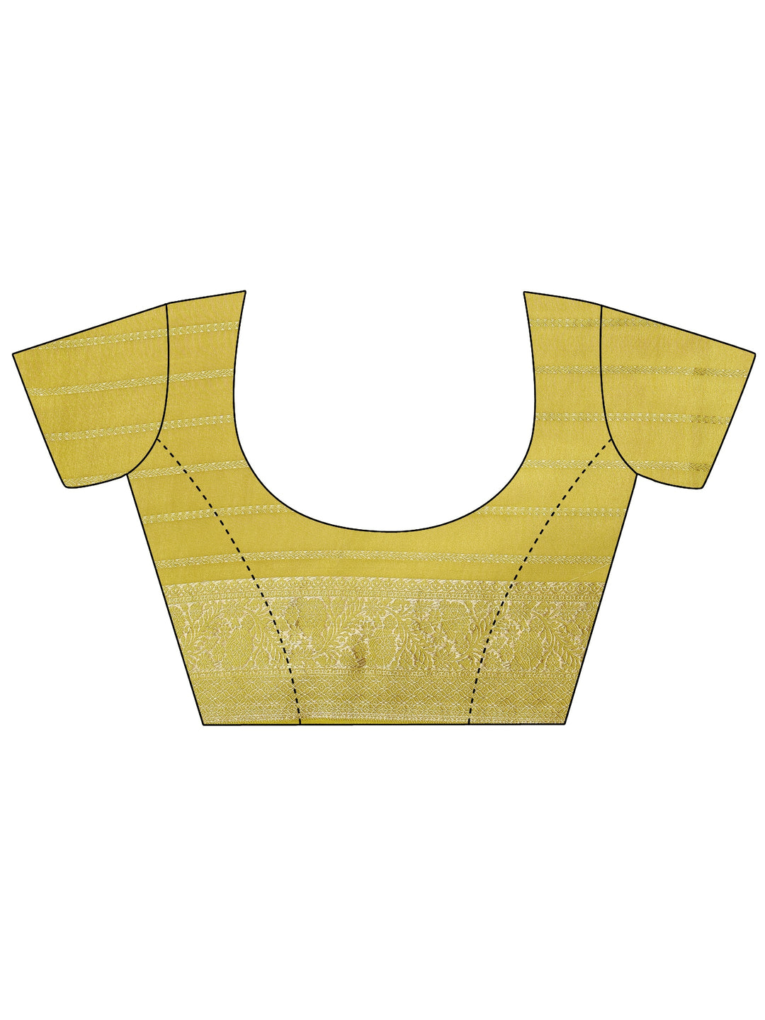  Blue Woven Design Silk Blend Saree With Unstitched Blouse Piece 