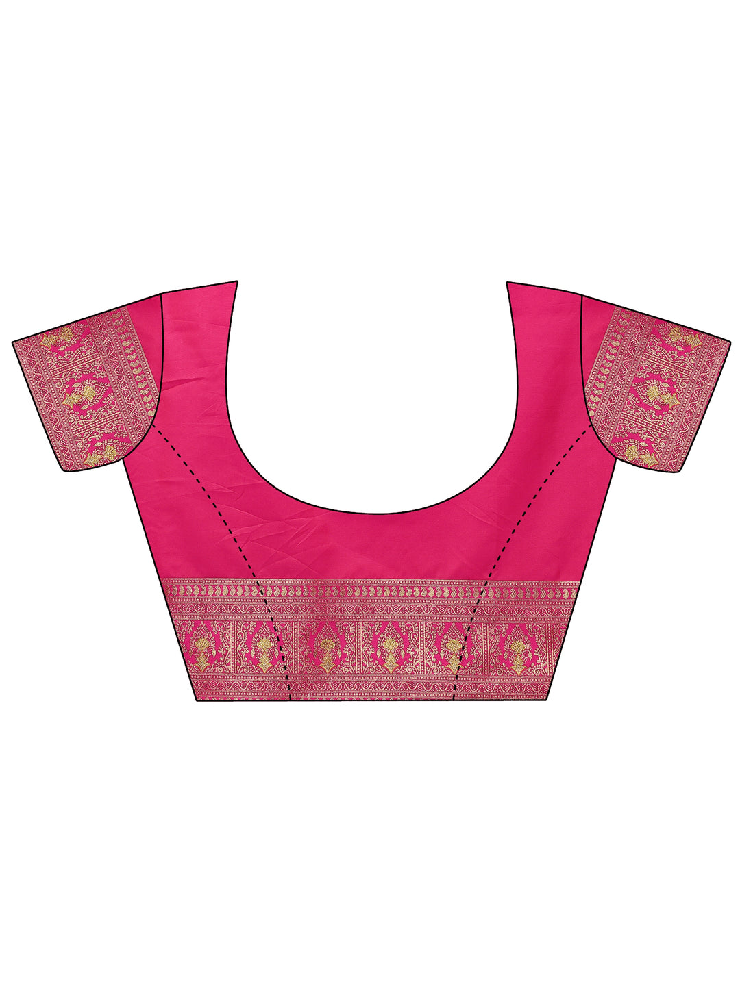  Mustard Woven Design Silk Blend Saree With Unstitched Blouse Piece 