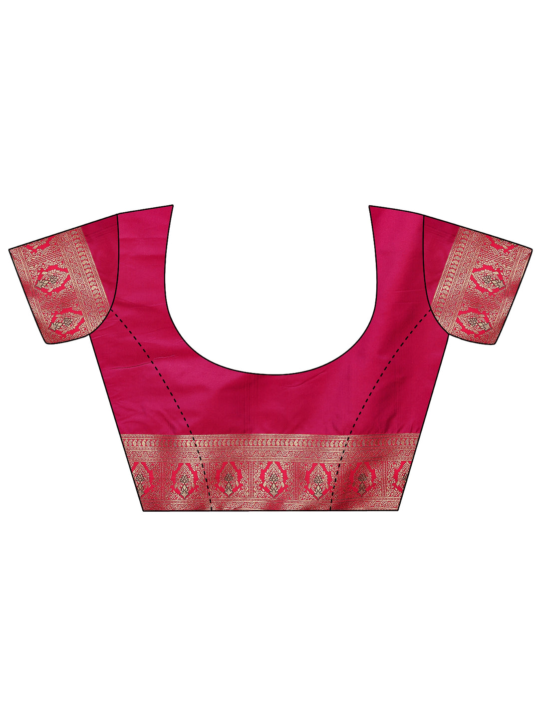  Green Woven Design Silk Blend Saree With Unstitched Blouse Piece 